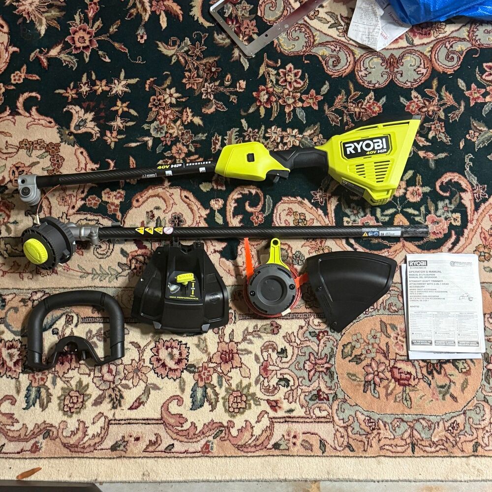 NEW RYOBI 40V HP Brushless 16 in. Carbon Fiber String Trimmer (Tool Only)